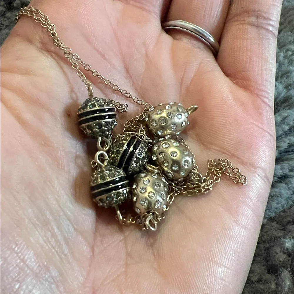 Marlyn Schiff Single Strand Necklace - Gold